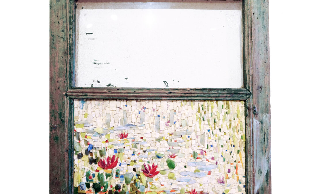 Fenêtre sur nymphéas